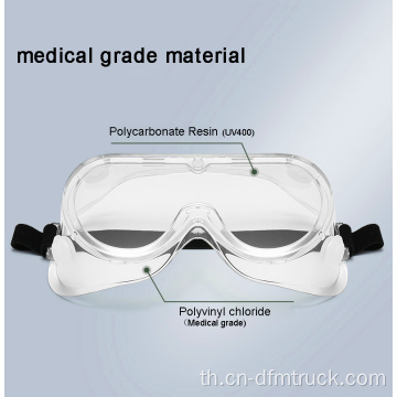 แว่นตานิรภัยป้องกันหมอก Goggles PPE